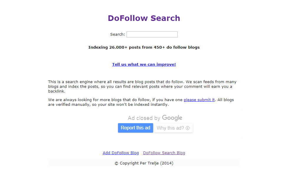 DoFollow Search