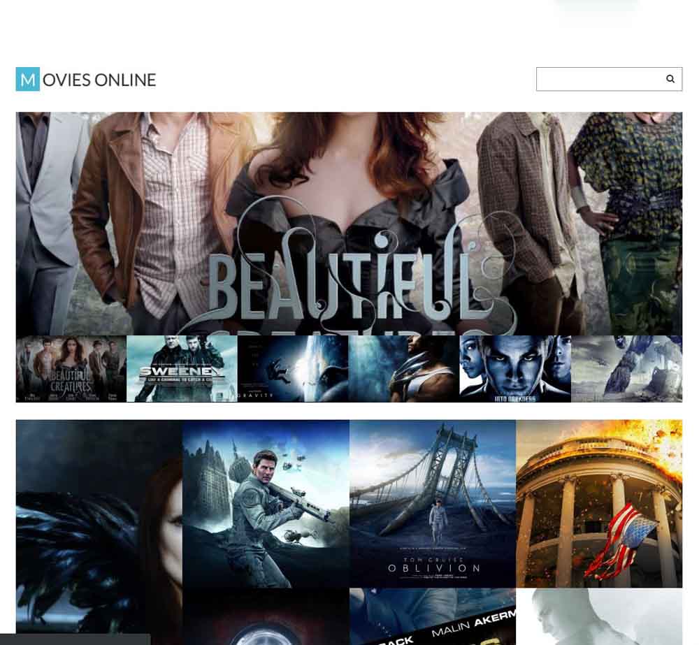 Movies Online by Template Monster - Demo Layout