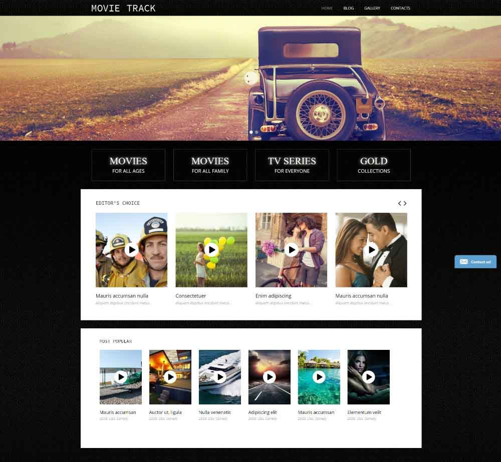 Online Movies by Template Monster Demo Layout