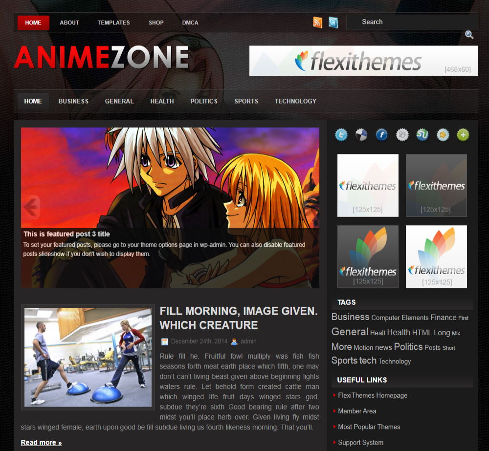 Featured image of post Anime Website Template Free You ll get absolutely great features with zero costs