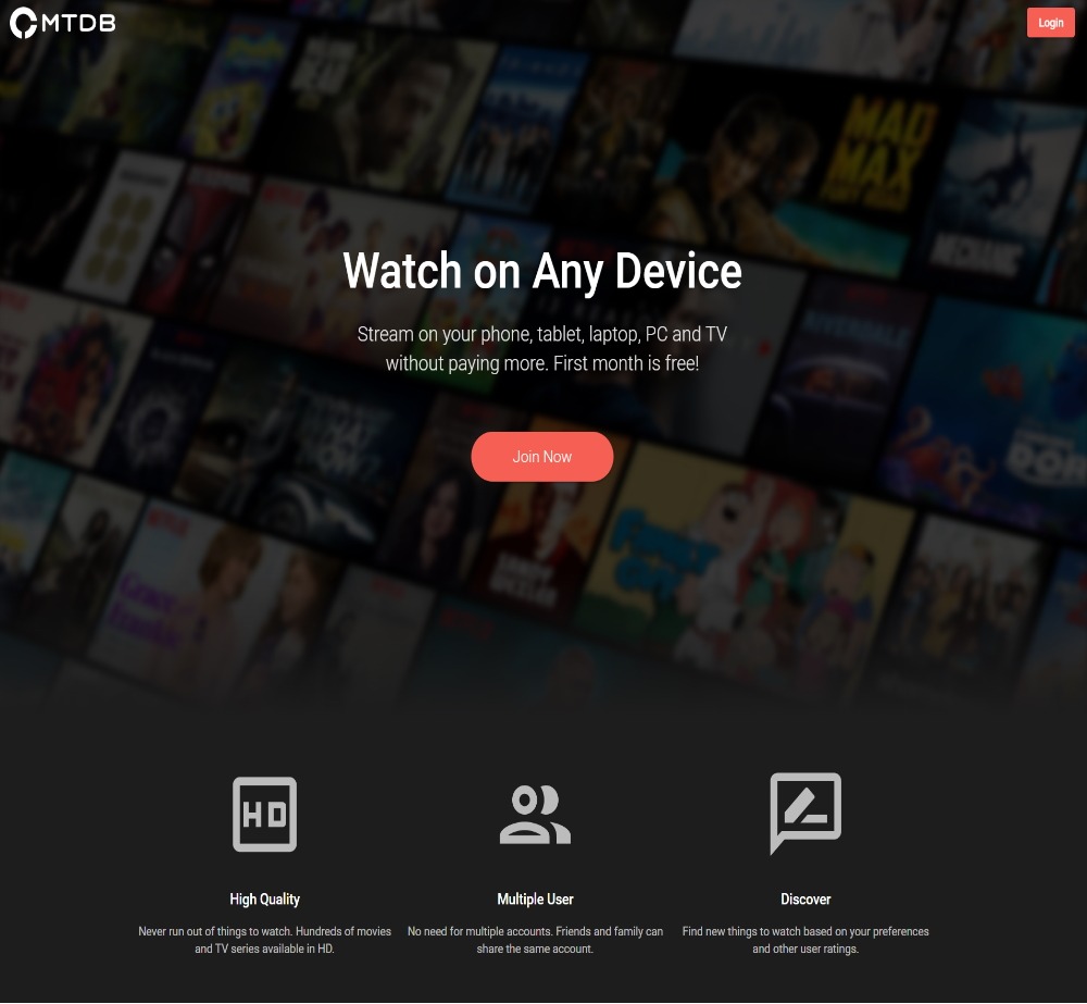 MTDb Netflix clone