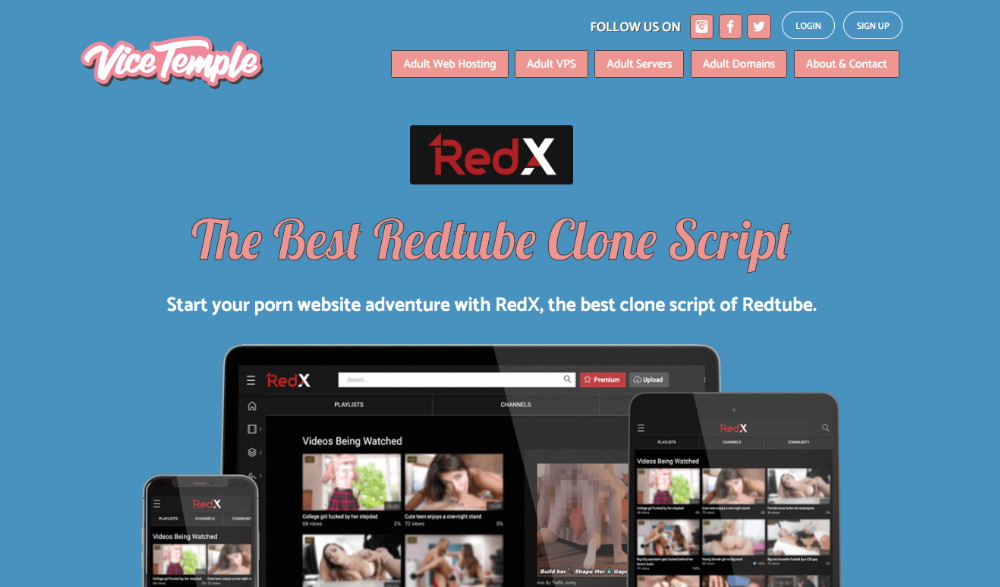 Vicetemple Redtube Script